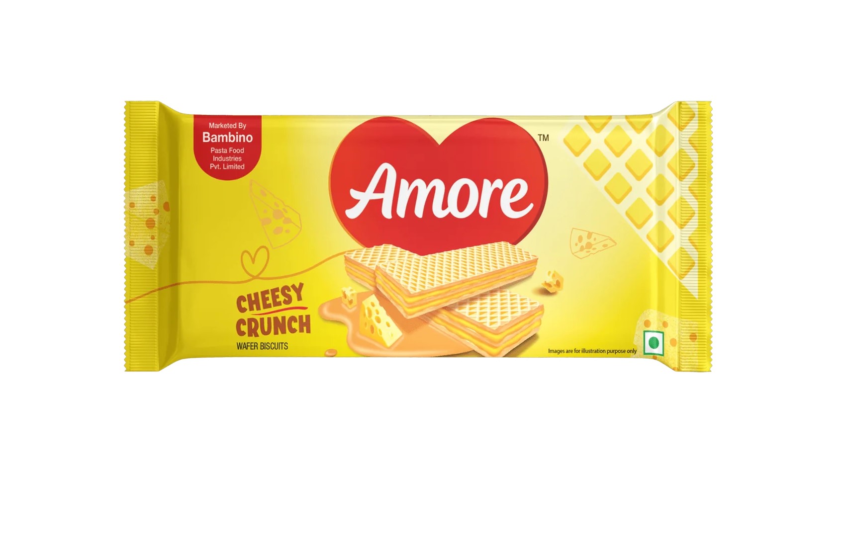 BAMBINO AMORE CHEESY CRUNCH WAFERS 10/